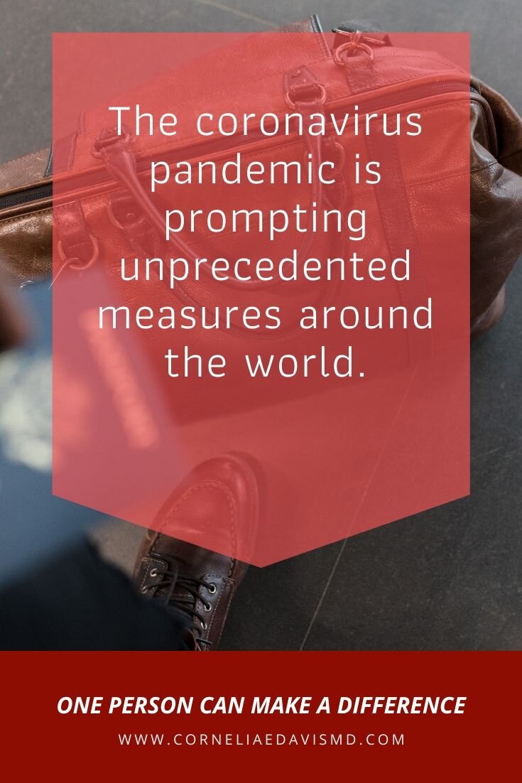 The coronavirus pandemic is prompting unprecedented measures around the world.  Read More: https://www.bbc.com/news/world-51911340