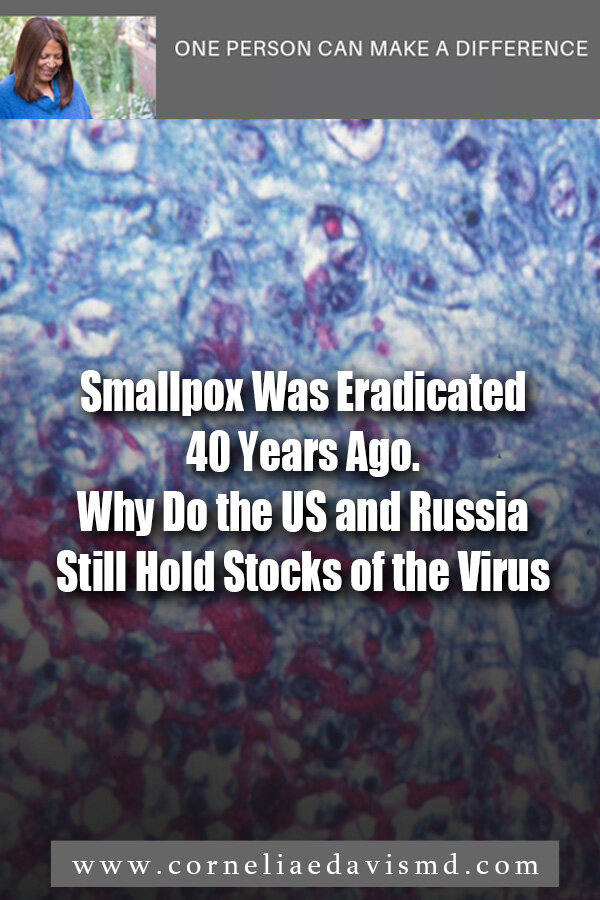 Four decades on, the U.S. and Russia still maintain samples of the potentially deadly virus, and the debate on whether they should be kept or destroyed rages on.&nbsp;  Read More:  https://www.newsweek.com/smallpox-eradicated-40-years-ago-us-russia-stocks-virus-1476932 &nbsp;&nbsp;