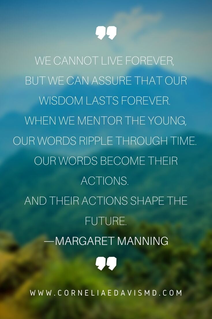 These desperate times calls for desperate measures — including inspiration. Here’s a quote from Margaret Manning.